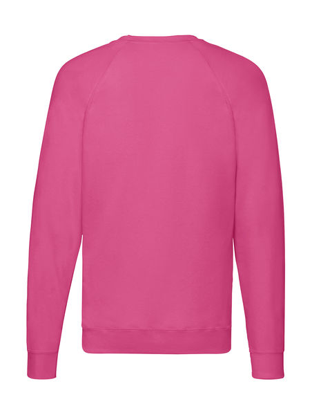 Sweatshirt publicitaire homme manches longues raglan | Lightweight Raglan Sweat Fuchsia