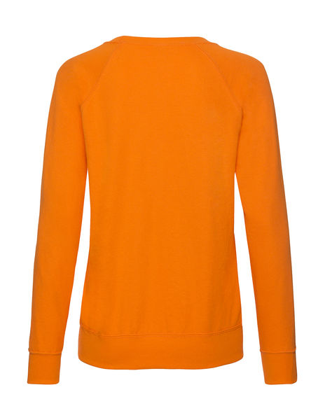 Sweatshirt personnalisé femme manches longues raglan | Ladies Lightweight Raglan Sweat Orange