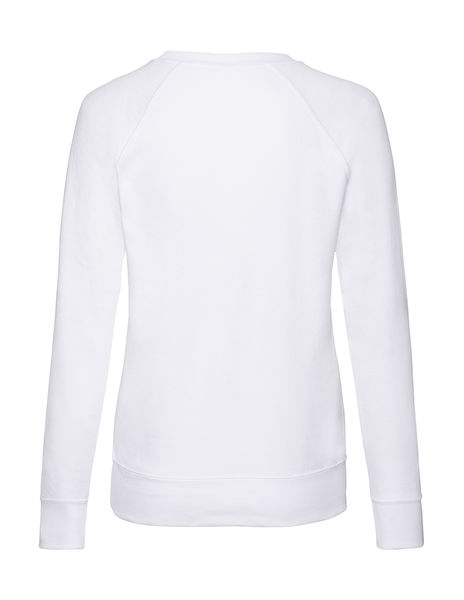 Sweatshirt personnalisé femme manches longues raglan | Ladies Lightweight Raglan Sweat White