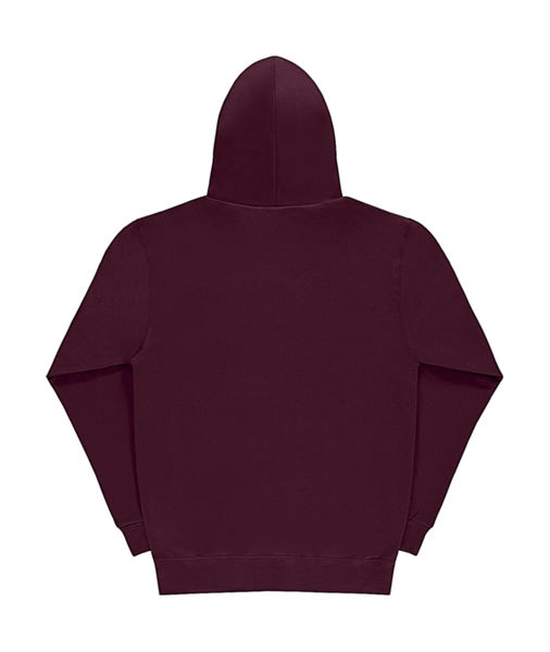 Sweatshirt publicitaire homme manches longues avec capuche | Didsbury Burgundy