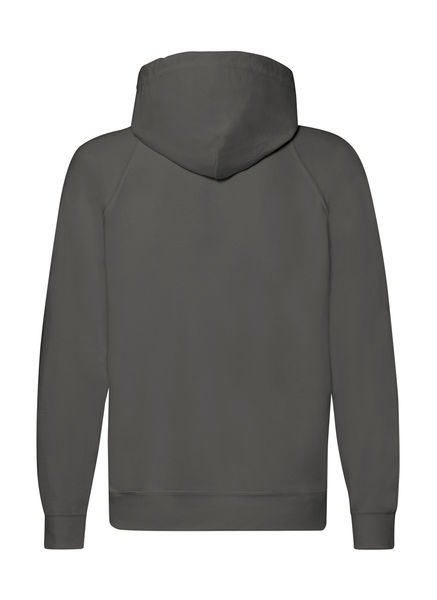 Sweatshirt publicitaire homme manches longues avec capuche | Lightweight Hooded Sweat Jacket Light Graphite
