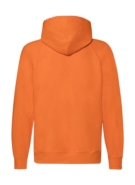 Sweatshirt publicitaire homme manches longues avec capuche | Lightweight Hooded Sweat Jacket Orange