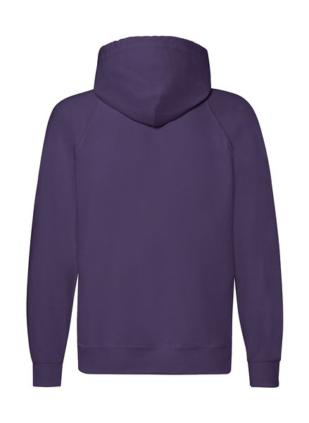 Sweatshirt publicitaire homme manches longues avec capuche | Lightweight Hooded Sweat Jacket Purple
