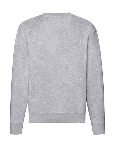 Sweatshirt personnalisé manches longues | Premium Set In Sweat Heather Grey