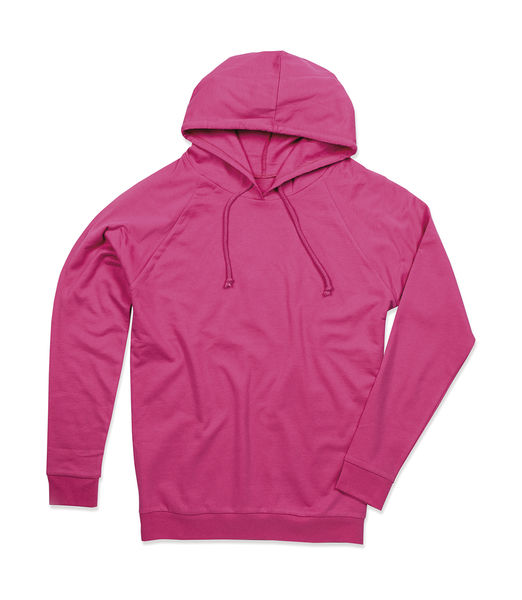 Sweat à capuche publicitaire manches longues avec capuche raglan | Unisex Hoody Sweet Pink