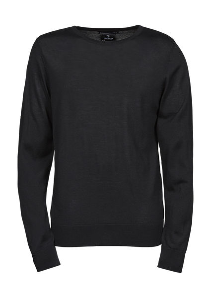 Sweatshirt publicitaire homme manches longues cintré | Uti Black