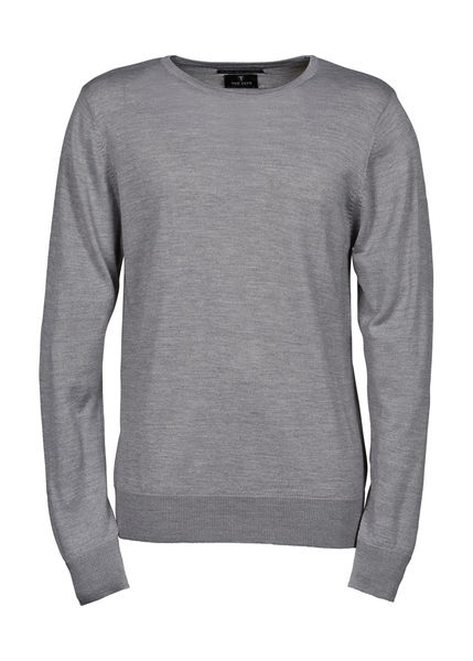 Sweatshirt publicitaire homme manches longues cintré | Uti Light Grey