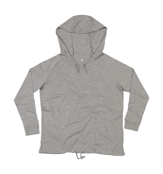 Hoodie femme publicitaire à manches longues | Darby Heather Grey Melange