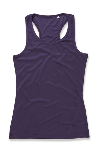 T-shirt personnalisé femme avec détails réfléchissants cintré | Active Sports Top Women Deep Berry