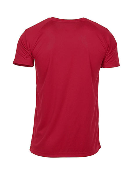 T-shirt publicitaire homme à manches courtes | Active 140 Raglan Men Crimson Red