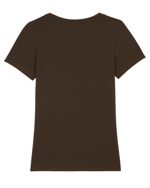 T-Shirt femme publicitaire | Stella Expresser Deep chocolat