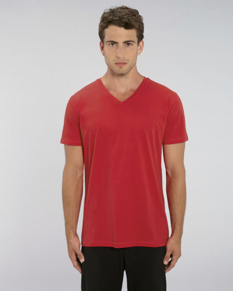 T-shirt col V homme | Stanley Presenter Red