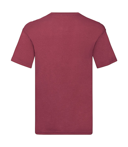 T-shirt col v original-t personnalisé | Original V-Neck T Brick Red