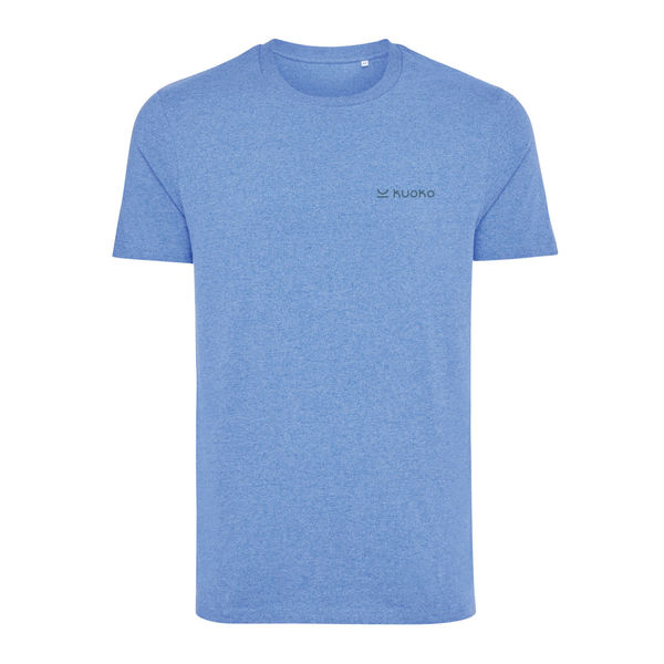T-shirt personnalisé | T-shirt en coton recyclé non teinté Heather Blue