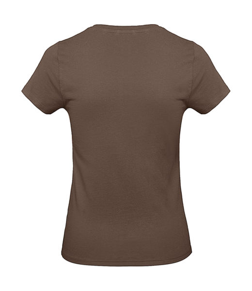 T-shirt femme publicitaire | #E190  women Chocolate
