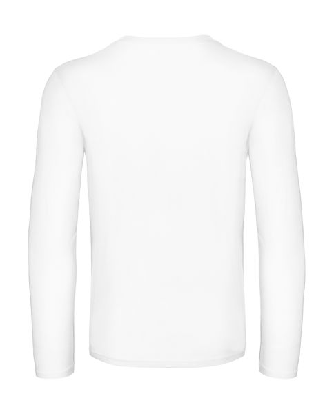 T-shirt homme manches longues publicitaire | #E190 LSL White