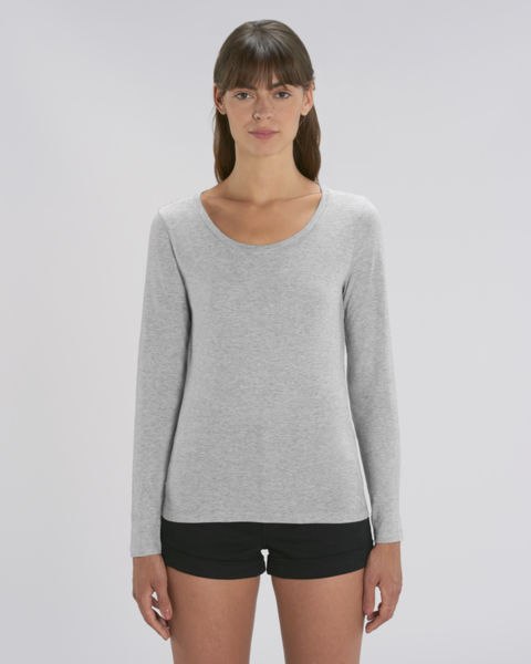 T-shirt iconique manches longues femme | Stella Singer Heather Grey