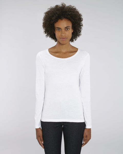 T-shirt iconique manches longues femme | Stella Singer White