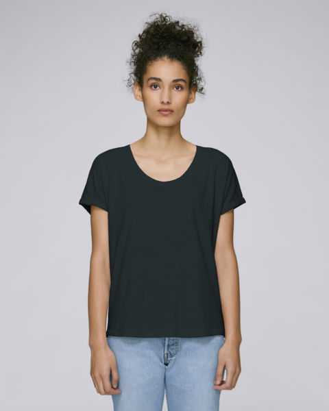 T-shirt loose femme  | Stella Lazes Black
