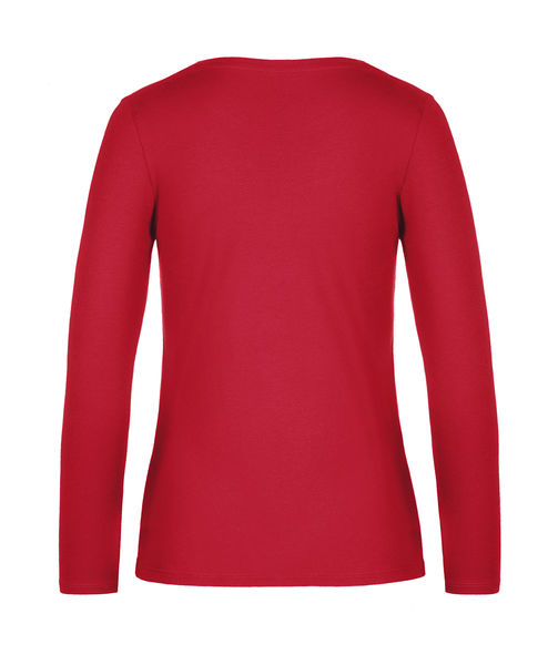 T-shirt manches longues femme publicitaire | #E190 LSL  women Red