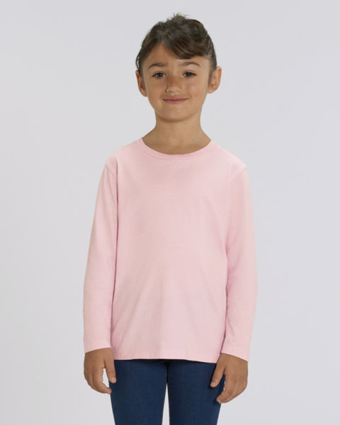 T-shirt manches longues iconique enfant | Mini Hopper Cotton Pink