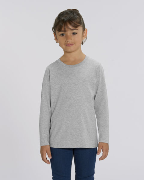 T-shirt manches longues iconique enfant | Mini Hopper Heather Grey