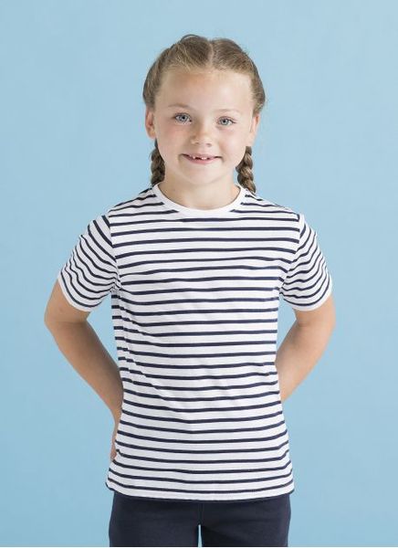 T-shirt marinière enfant publicitaire | Kids' striped t