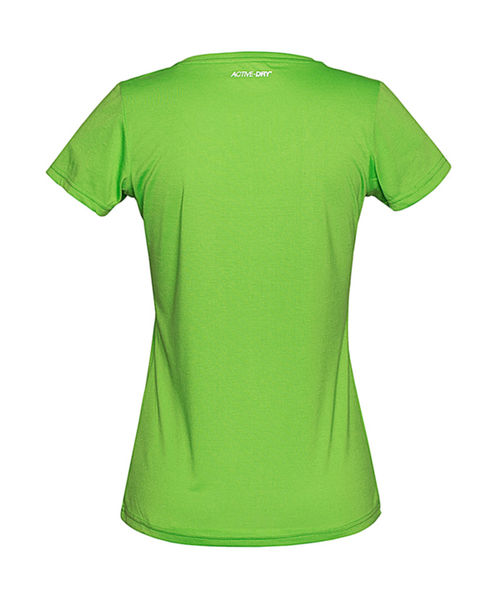 T-shirt publicitaire femme manches courtes réfléchissantes | Active Cotton Touch Women Kiwi Green