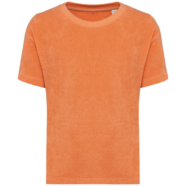 T-shirt personnalisable bio en éponge fille  Apricot