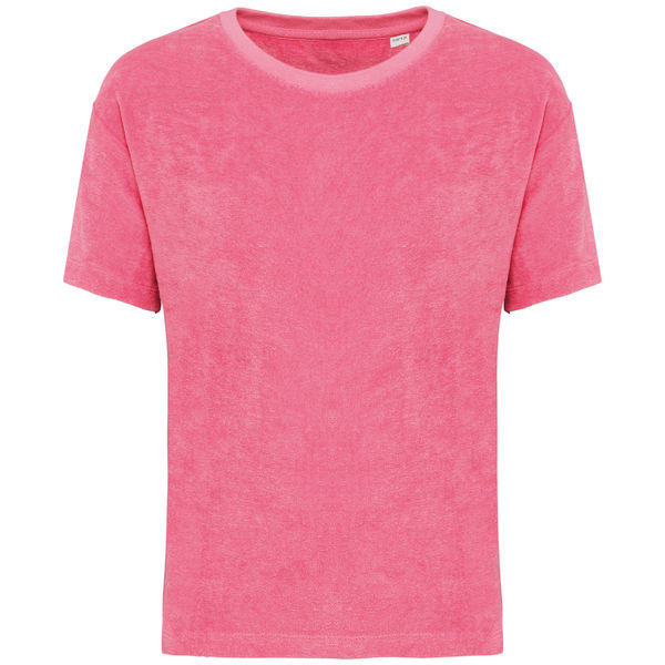 T-shirt personnalisable bio en éponge fille  Candy Rose