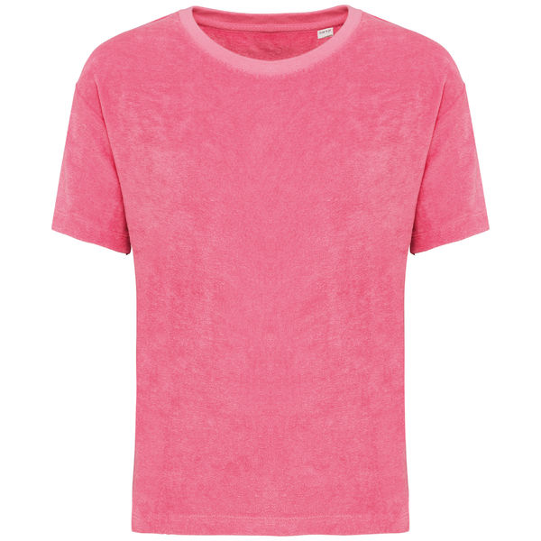 T-shirt personnalisable bio en éponge fille  Candy Rose