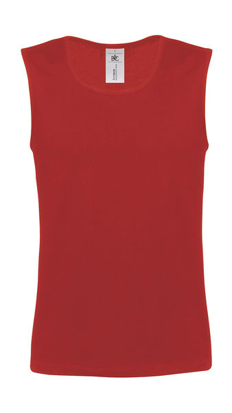 T-shirt personnalisé homme sans manches | Athletic Move Red