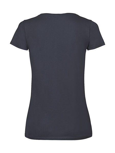 T-shirt femme col v valueweight publicitaire | Ladies Valueweight V-Neck T Deep Navy