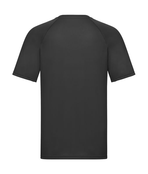 T-shirt publicitaire homme manches courtes raglan | Performance T Black