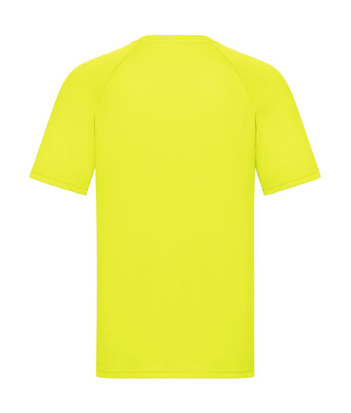 T-shirt publicitaire homme manches courtes raglan | Performance T Bright Yellow