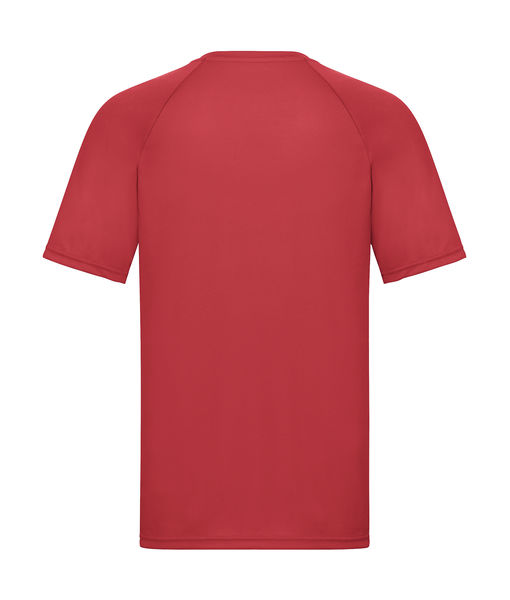 T-shirt publicitaire homme manches courtes raglan | Performance T Red