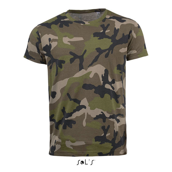 Tee-shirt personnalisé homme col rond | Camo Men Camo