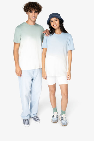 T-shirt personnalisable écologique Dip Dye unisexe  1