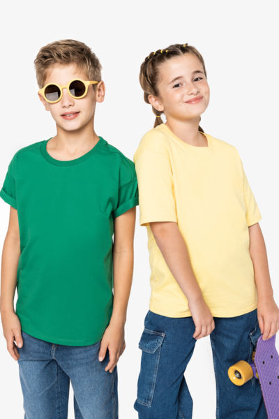 T-shirt personnalisable écologique oversize enfant