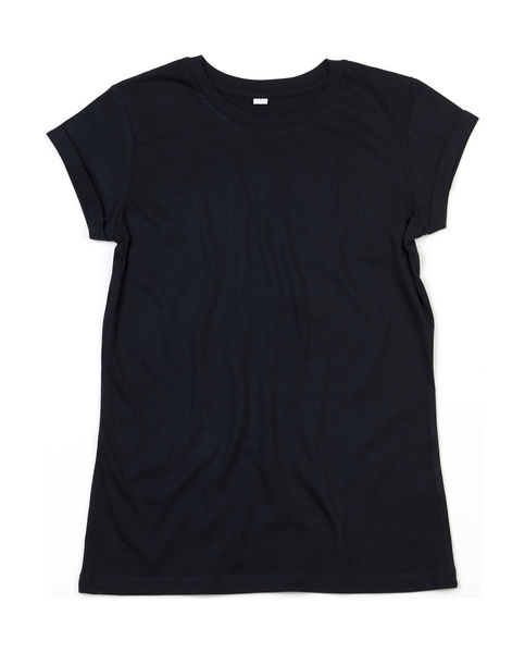 T-shirt publicitaire femme petites manches | Becket Black