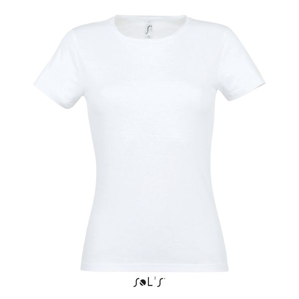 Tee-shirt publicitaire femme | Miss Blanc