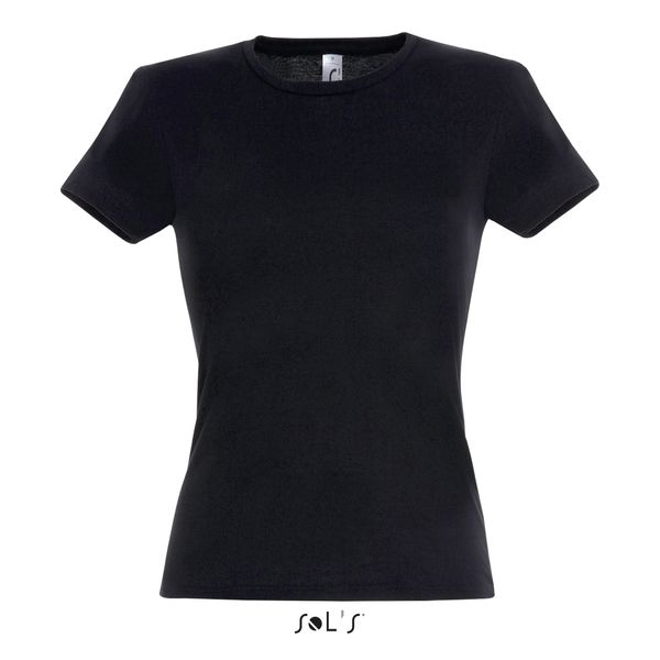 Tee-shirt publicitaire femme | Miss Noir profond