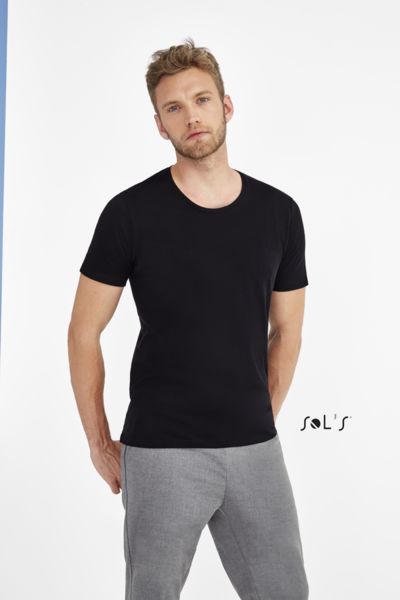Tee-shirt publicitaire homme col rond en jersey fin | Must Men