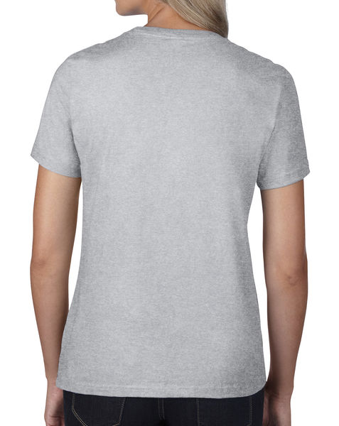 T-shirt femme col rond premium publicitaire | Lachute Sport Grey