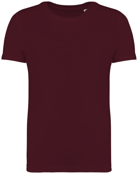 T-shirt 100% coton bio unisexe publicitaire Dark cherry