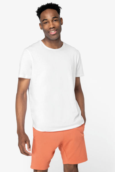 T-shirt personnalisé écoresponsable bas arrondi homme