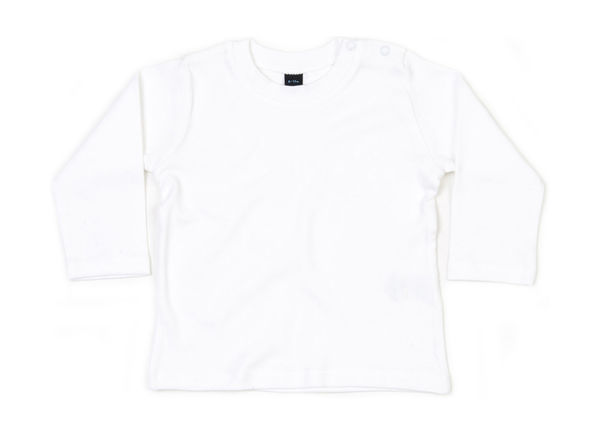 T-shirt publicitaire manches longues pour bébé | Chip White