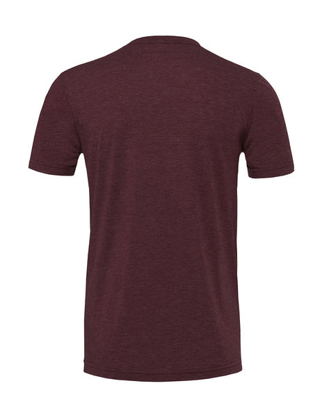 T-shirt personnalisé unisexe manches courtes | Gacrux Maroon Triblend