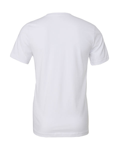 T-shirt personnalisé unisexe manches courtes | Gacrux Solid White Triblend