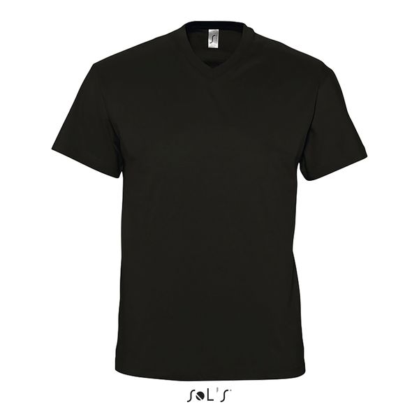 Tee-shirt publicitaire homme col ‘’v’’ | Victory Noir profond